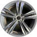 17" JETTA 22-24 17x7, , dark gray Original OEM Wheel Rim - Front View