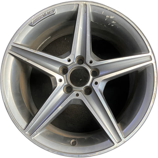 18" MERCEDES C-CLASS 15 205 Type, , C400, 5 spoke, 18x8.5, gray accents - Front View