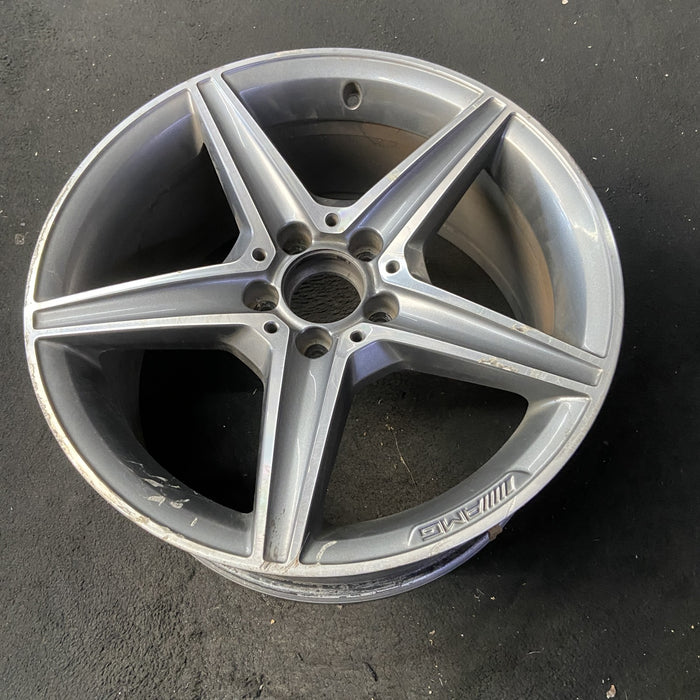 18" MERCEDES C-CLASS 15 205 Type, , C400, 5 spoke, 18x8.5, gray accents - View 8