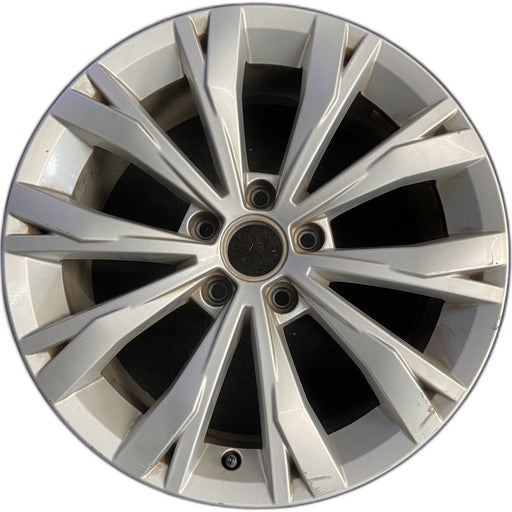 17" TIGUAN 18 17x7 , , split spoke Original OEM Wheel Rim - Front View