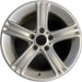 17" BMW 320i 12-13 , 17x7.5 , 5 spoke, triple edge spoke Original OEM Wheel Rim - Front View