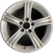 17" BMW 320i 12-13 , 17x7.5 , 5 spoke, triple edge spoke Original OEM Wheel Rim - Front View
