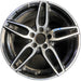 18" MERCEDES CLA-CLASS 17 117 Type, CLA250, 18x7.5, w/AMG, black accents - Front View