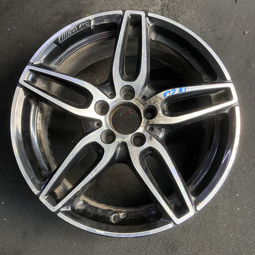 18" MERCEDES CLA-CLASS 17 117 Type, CLA250, 18x7.5, w/AMG, black accents - Additional View