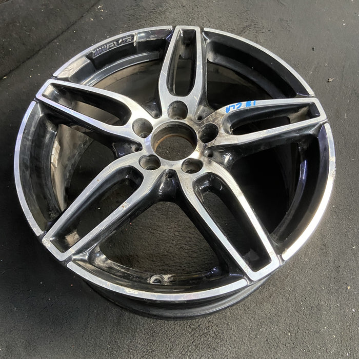 18" MERCEDES CLA-CLASS 17 117 Type, CLA250, 18x7.5, w/AMG, black accents - View 7