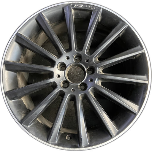 19" MERCEDES C-CLASS 15 205 Type, , C400, 14 spoke, 19x8.5, gray accent - Front View