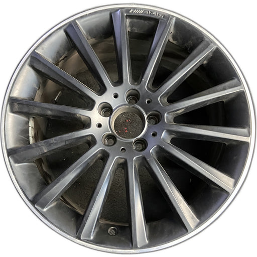 19" MERCEDES C-CLASS 15 205 Type, , C400, 14 spoke, 19x8.5, gray accent - Front View