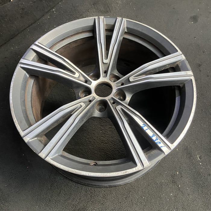 19" BMW 330e 21-24 19x8, , V spoke Original OEM Wheel Rim - View 7