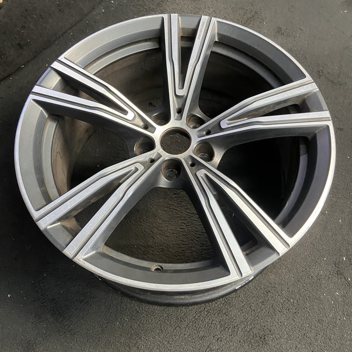 19" BMW 330e 21-24 19x8, , V spoke Original OEM Wheel Rim - View 7