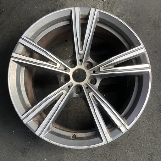 19" BMW 330e 21-24 19x8, , V spoke Original OEM Wheel Rim - Additional View