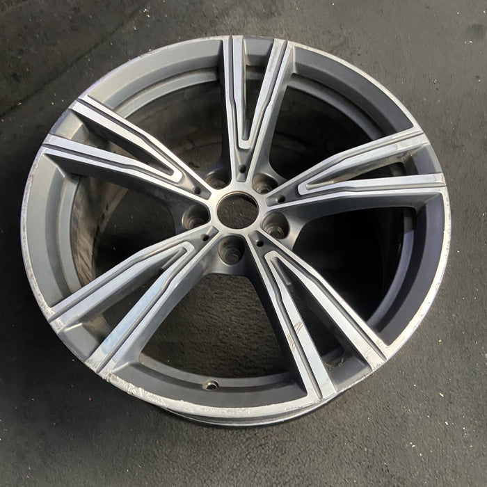 19" BMW 330e 21-24 19x8, , V spoke Original OEM Wheel Rim - View 7
