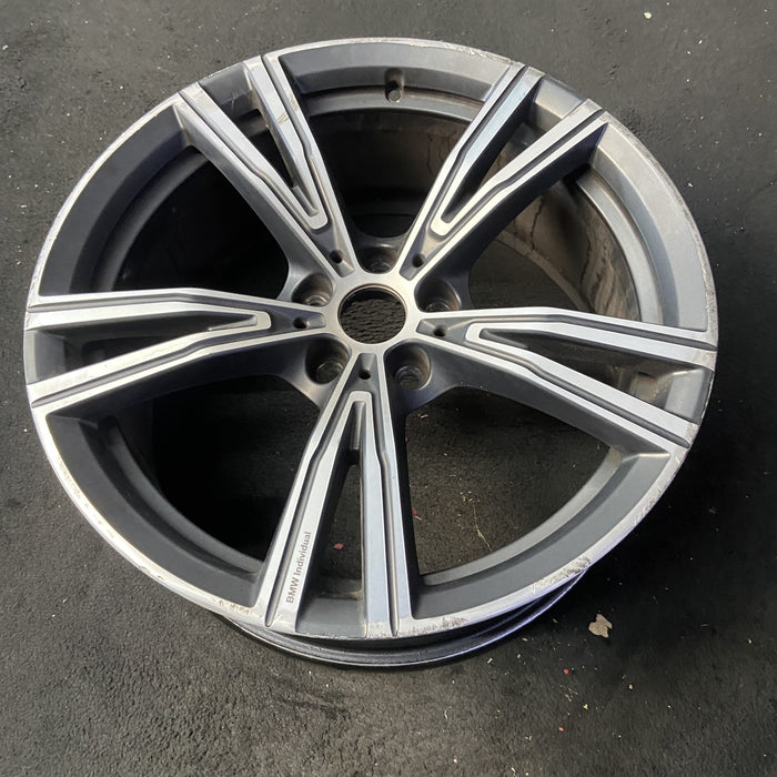19" BMW 330e 21-24 19x8, , V spoke Original OEM Wheel Rim - View 8