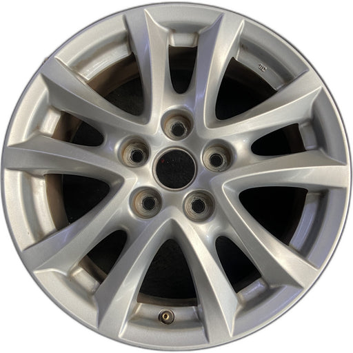 16" MAZDA 3 14-16 16x6.5, alloy, Original OEM Wheel Rim - Front View