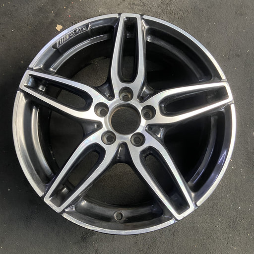 18" MERCEDES CLA-CLASS 17 117 Type, CLA250, 18x7.5, w/AMG, black accents - Additional View
