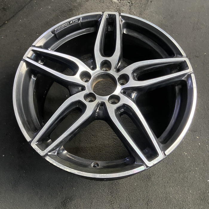 18" MERCEDES CLA-CLASS 17 117 Type, CLA250, 18x7.5, w/AMG, black accents - View 7