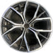 19" 530e 21-23 19x8, 5 Y spoke, silver black Original OEM Wheel Rim - Front View