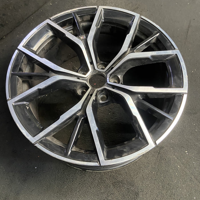 19" 530e 21-23 19x8, 5 Y spoke, silver black Original OEM Wheel Rim - View 7