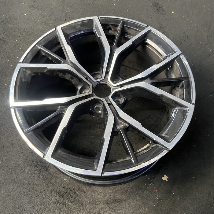 19" 530e 21-23 19x8, 5 Y spoke, silver black Original OEM Wheel Rim - View 8
