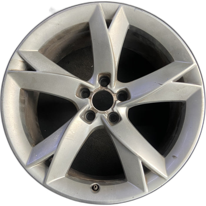 19" AUDI A5 08-09 19x8.5, 5 spoke, scissor spoke Original OEM Wheel Rim - Front View