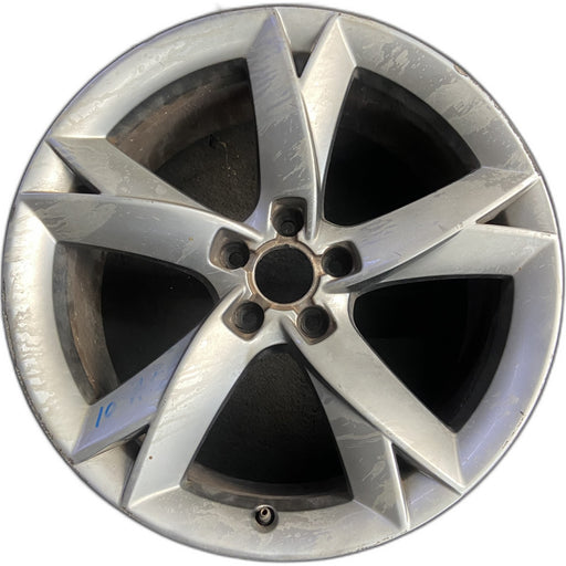 19" AUDI A5 08-09 19x8.5, 5 spoke, scissor spoke Original OEM Wheel Rim - Front View