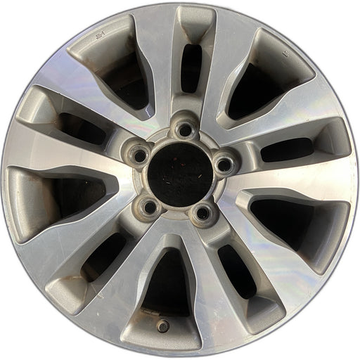 20" SEQUOIA 08-17 20x8, , 10 spoke, silver inlay Original OEM Wheel Rim - Front View
