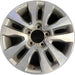 20" SEQUOIA 08-17 20x8, , 10 spoke, silver inlay Original OEM Wheel Rim - Front View