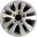 20" SEQUOIA 08-17 20x8, , 10 spoke, silver inlay Original OEM Wheel Rim - Front View