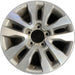 20" SEQUOIA 08-17 20x8, , 10 spoke, silver inlay Original OEM Wheel Rim - Front View