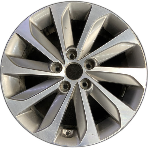 17" SONATA 15 17x7, exposed lug nuts, w/o Original OEM Wheel Rim - Front View