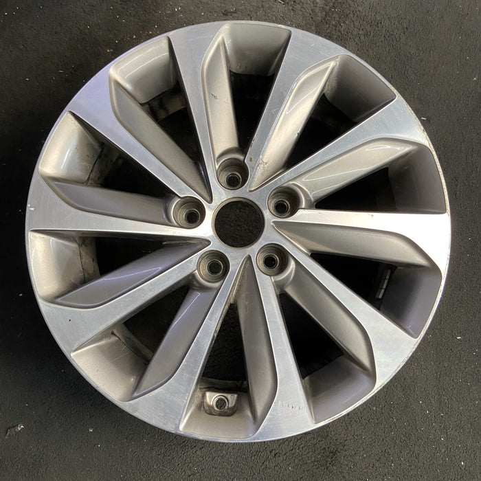 17" SONATA 15 17x7, exposed lug nuts, w/o Original OEM Wheel Rim - Additional View