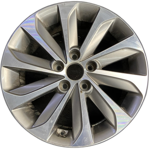 17" SONATA 15 17x7, exposed lug nuts, w/o Original OEM Wheel Rim - Front View