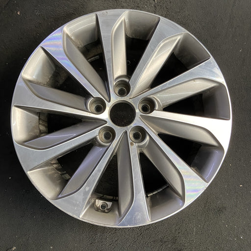 17" SONATA 15 17x7, exposed lug nuts, w/o Original OEM Wheel Rim - Additional View