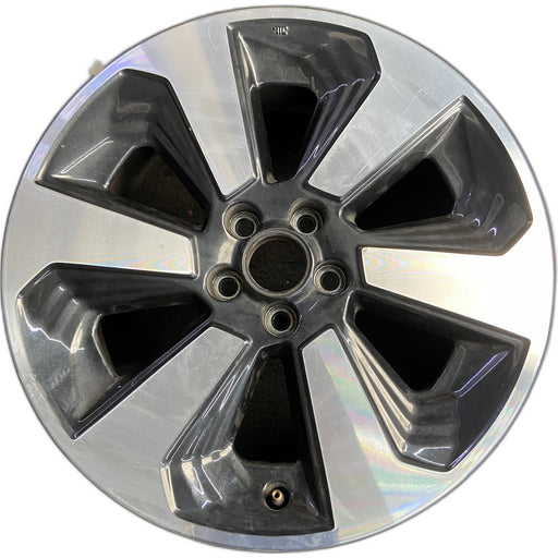 17" FORESTER 17-18 17x7, alloy , w/machined face Original OEM Wheel Rim - Front View