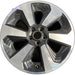 17" FORESTER 17-18 17x7, alloy , w/machined face Original OEM Wheel Rim - Front View