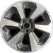 17" FORESTER 17-18 17x7, alloy , w/machined face Original OEM Wheel Rim - Front View
