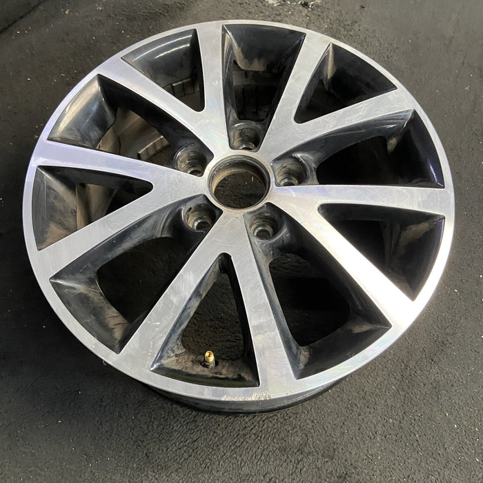 16" JETTA 15-16 16x6.5, alloy, 5 spoke , w/ inlay Original OEM Wheel Rim - View 7