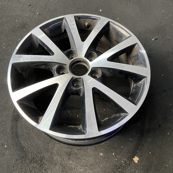 16" JETTA 15-16 16x6.5, alloy, 5 spoke , w/ inlay Original OEM Wheel Rim - View 8
