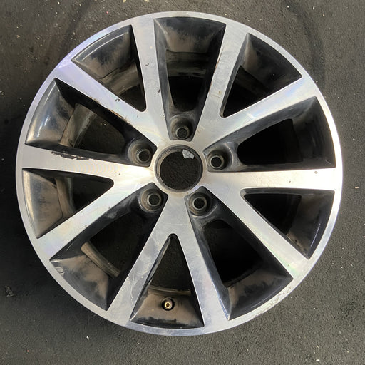 16" JETTA 15-16 16x6.5, alloy, 5 spoke , w/ inlay Original OEM Wheel Rim - Additional View