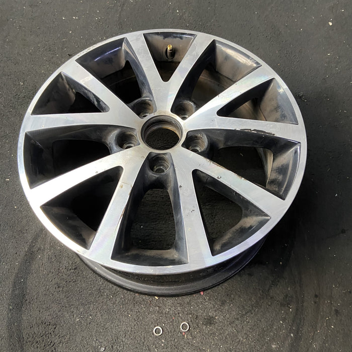 16" JETTA 15-16 16x6.5, alloy, 5 spoke , w/ inlay Original OEM Wheel Rim - View 8