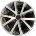 16" JETTA 15-16 16x6.5, alloy, 5 spoke , w/ inlay Original OEM Wheel Rim - Front View