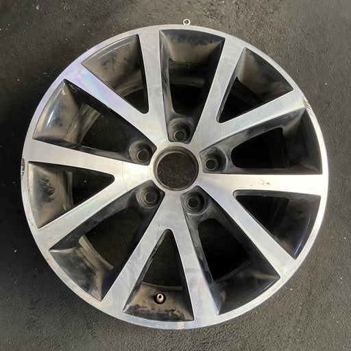 16" JETTA 15-16 16x6.5, alloy, 5 spoke , w/ inlay Original OEM Wheel Rim - Additional View