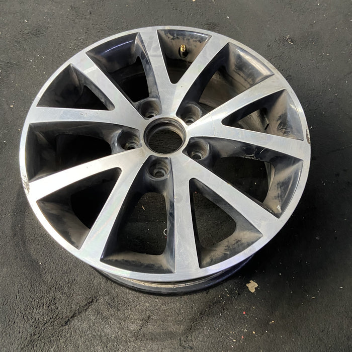 16" JETTA 15-16 16x6.5, alloy, 5 spoke , w/ inlay Original OEM Wheel Rim - View 8