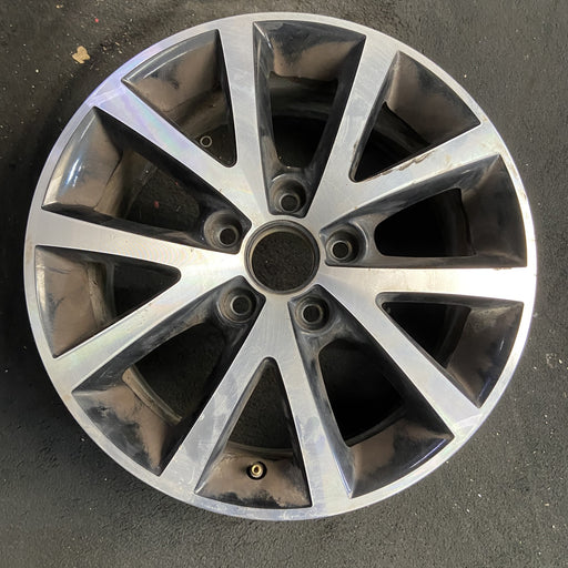 16" JETTA 15-16 16x6.5, alloy, 5 spoke , w/ inlay Original OEM Wheel Rim - Additional View