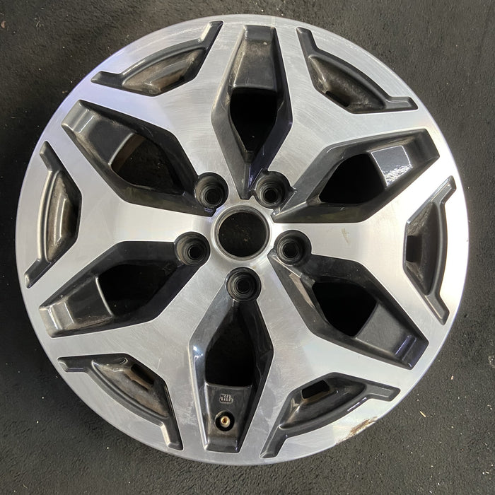 17" FORESTER 19-21 17x7, alloy, , machined face with pockets Original OEM Wheel - Additional View