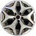 17" FORESTER 19-21 17x7, alloy, , machined face with pockets Original OEM Wheel - Front View