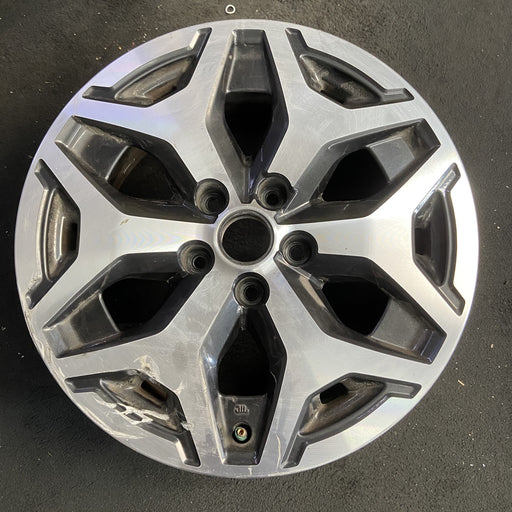 17" FORESTER 19-21 17x7, alloy, , machined face with pockets Original OEM Wheel - Additional View