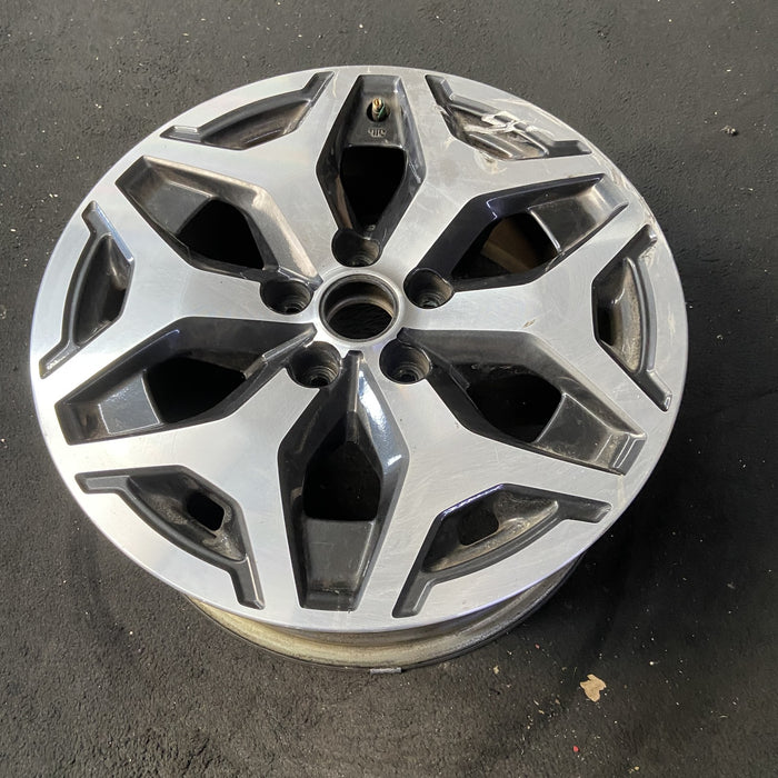 17" FORESTER 19-21 17x7, alloy, , machined face with pockets Original OEM Wheel - View 8