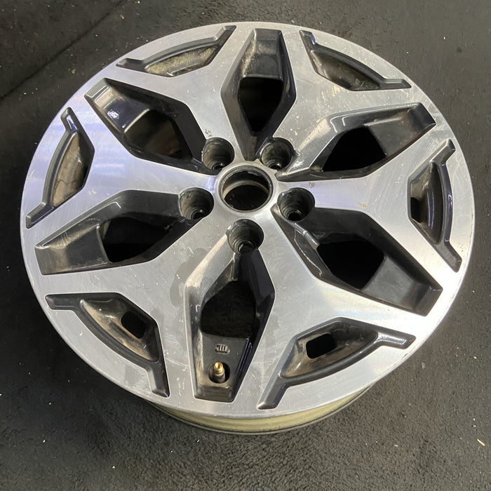 17" FORESTER 19-21 17x7, alloy, , machined face with pockets Original OEM Wheel - View 7