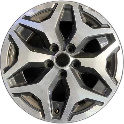 17" MAZDA CX-5 17-18 aluminum, 17x7 Original OEM Wheel Rim - Front View