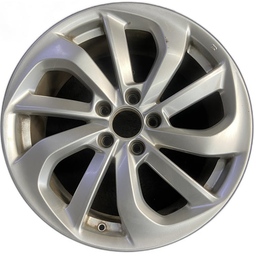 18" RDX 16 18x7.5, 10 spoke , angled spoke Original OEM Wheel Rim - Front View
